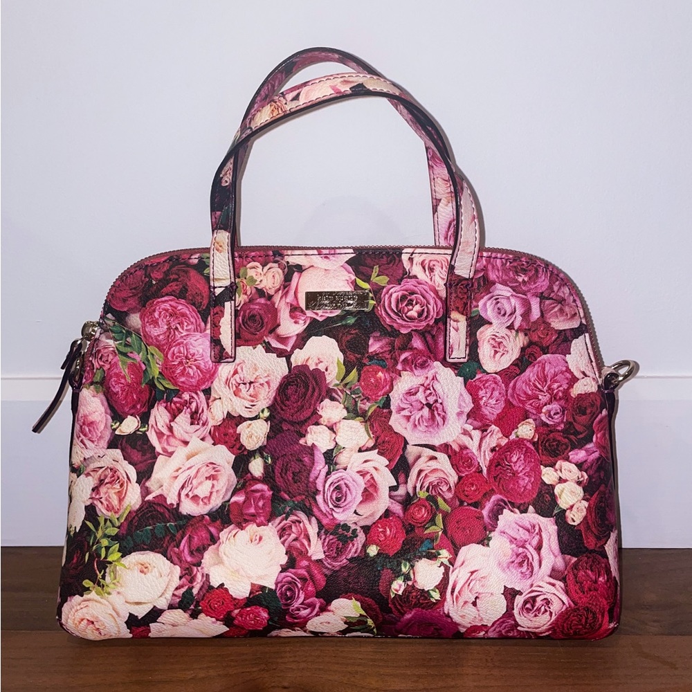 Kate Spade Rose Print Handbag
